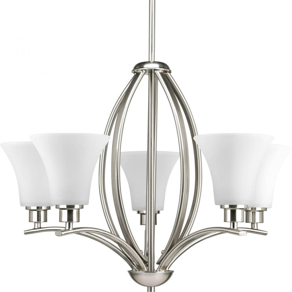 P4490-09 5-100W MED CHANDELIER