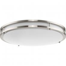 Progress P350276-009-CS - Abide Collection 5-CCT Integrated LED Brushed Nickel Contemporary 17.7&#34; Large Flush Mount Light