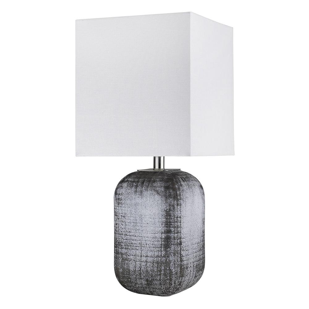 Trend Home 1-Light Polished Nickel Table Lamp