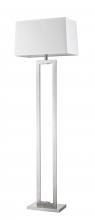 Acclaim Lighting BF7475 - Riley 1-Light Brushed Nickel Floor Lamp