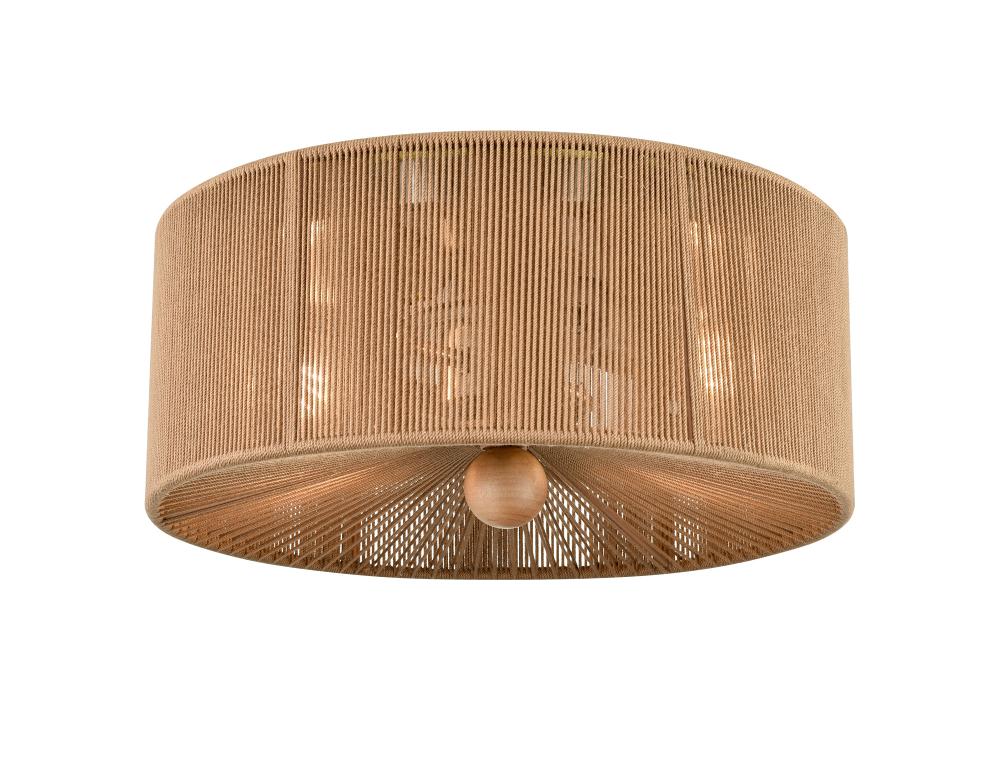 2-Light Flushmount Ceiling Light Brushed Nickel