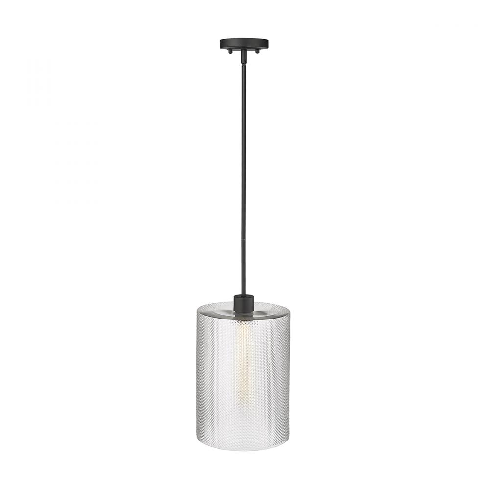 Olena 1-Light Pendant light Matte Black