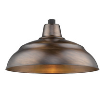 Millennium RWHS17-NC - R Series 1-Light Warehouse Shade Natural Copper