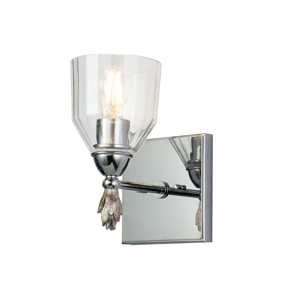 Felice 1 Light Wall Sconce In Chrome