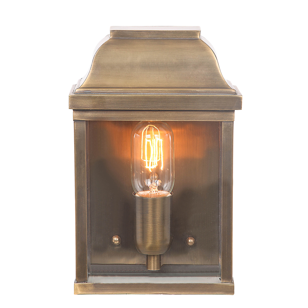 Victoria Brass Wall Lantern