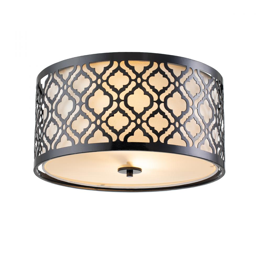 Arabella Flush Mount in Black