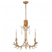 Lucas McKearn CH7407G-3 - Palm d&#39;Or 3 Light Chandelier