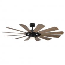 Modern Forms US - Fans Only FR-W2201-65L27MBBW - Wyndmill Downrod ceiling fan