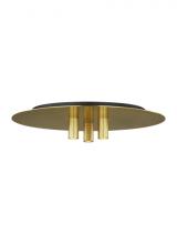 Visual Comfort & Co. Modern Collection 700FMPNT16NB-LED930-277 - Ponte 16 Flush Mount