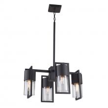 Artcraft AC9148BK - Bond 4-Light Outdoor Chandelier