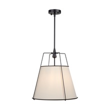 Artcraft SC13363BK - Pullman Collection 3-Light Pendant Black