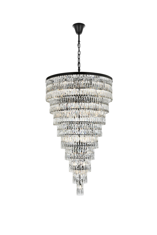 Pendant D41&#34;H68&#34;L61 Black