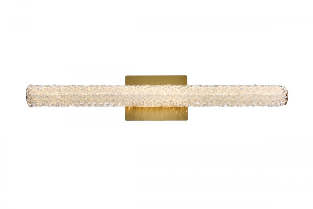 Bowen Wall Sconce W30&#34; H5.5&#34; E4.5&#34;  LED 14W  DIM 3CCT  Satin Gold