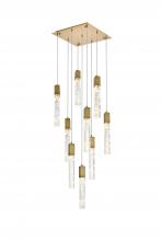 Elegant 2088D20SG - Aurora 20 inch Pendant in Satin Gold