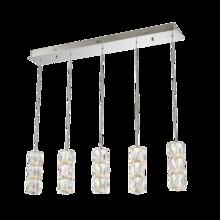 Elegant 3500D5C - Polaris LED Light Chrome Pendant Clear Elegant Cut Crystal