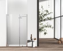 Elegant SD404-6072PCH - Semi-frameless Hinged Shower Door 60x72 Polished Chrome