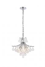 Elegant V8000D16C/RC - Toureg 6 Light Chrome Pendant Clear Royal Cut Crystal