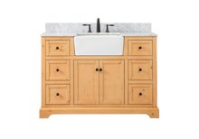 Elegant VF60248NW-BS - 48 Inch Single Bathroom Vanity in Natural Wood