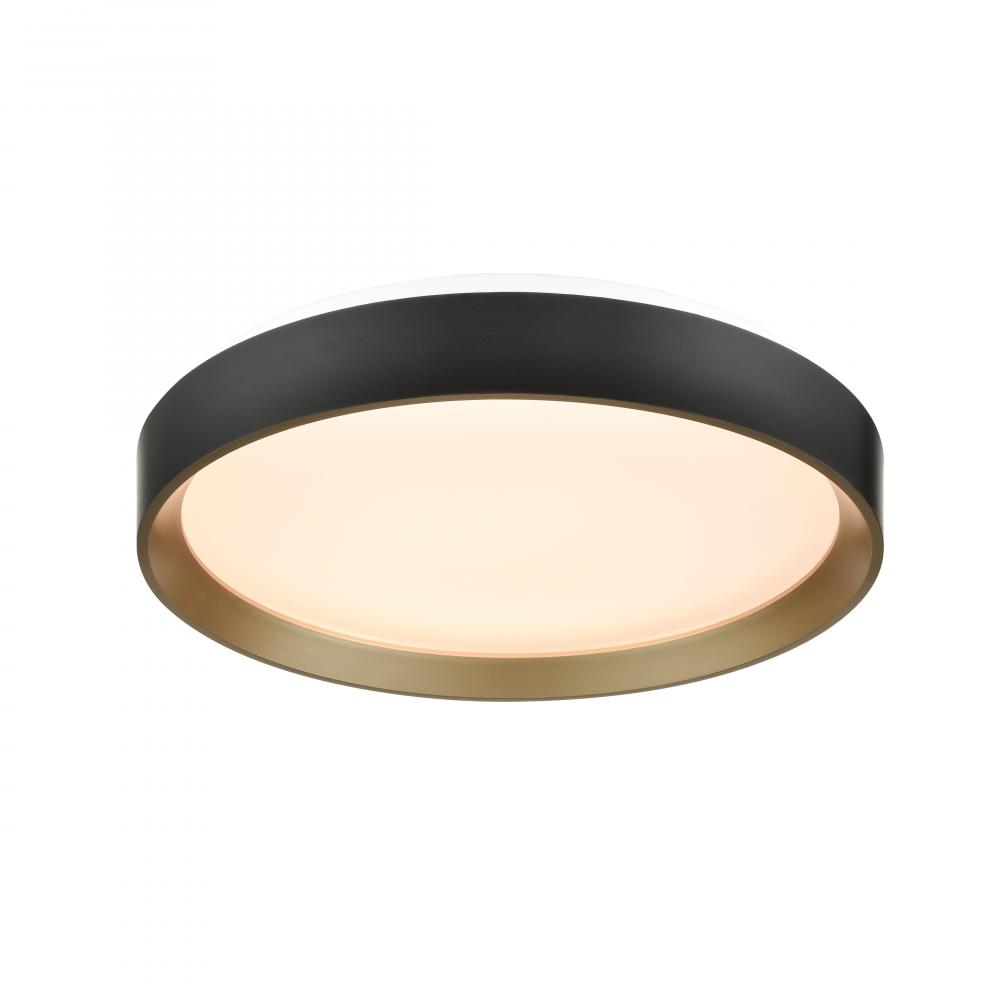 HUDSON 15.25&#34; LED FLUSH MOUNT