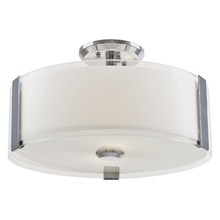 DVI Lighting DVP14511CH-SSOP - Zurich Small 3 Light Semi-Flush Mount