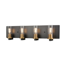 DVI Lighting DVP28144MF+GR-CL - Sambre 4 Light Vanity