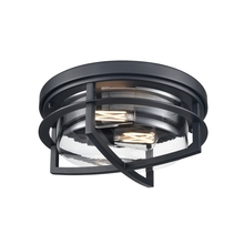 DVI Lighting DVP29974BK-CL - Five Points Outdoor 2 Light Flush Mount