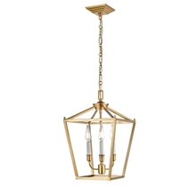 DVI Lighting DVP30147MF+BR - Lundy's Lane 3 Light Pendant