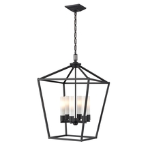 DVI Lighting DVP30177BK-OP - Lundy&#39;s Lane Outdoor 6 Light Pendant