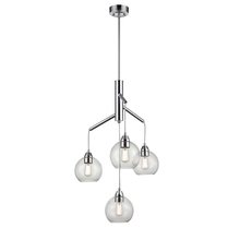 DVI Lighting DVP34724CH-CL - Andromeda 4 Light Chandelier