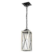 DVI Lighting DVP43375BK+BIW-CL - County Fair Pendant