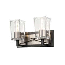 DVI Lighting DVP46922SN+GR-CL - Riverdale 2 Light Vanity