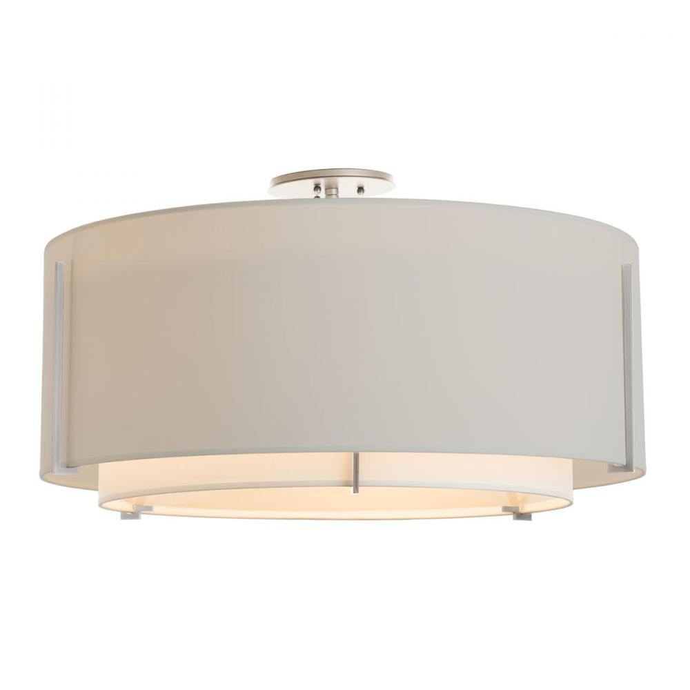 Exos Large Double Shade Semi-Flush