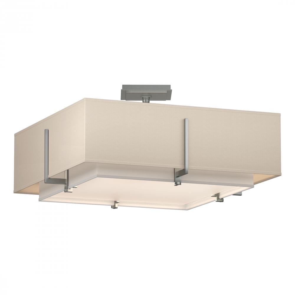 Exos Square Double Shade Semi-Flush