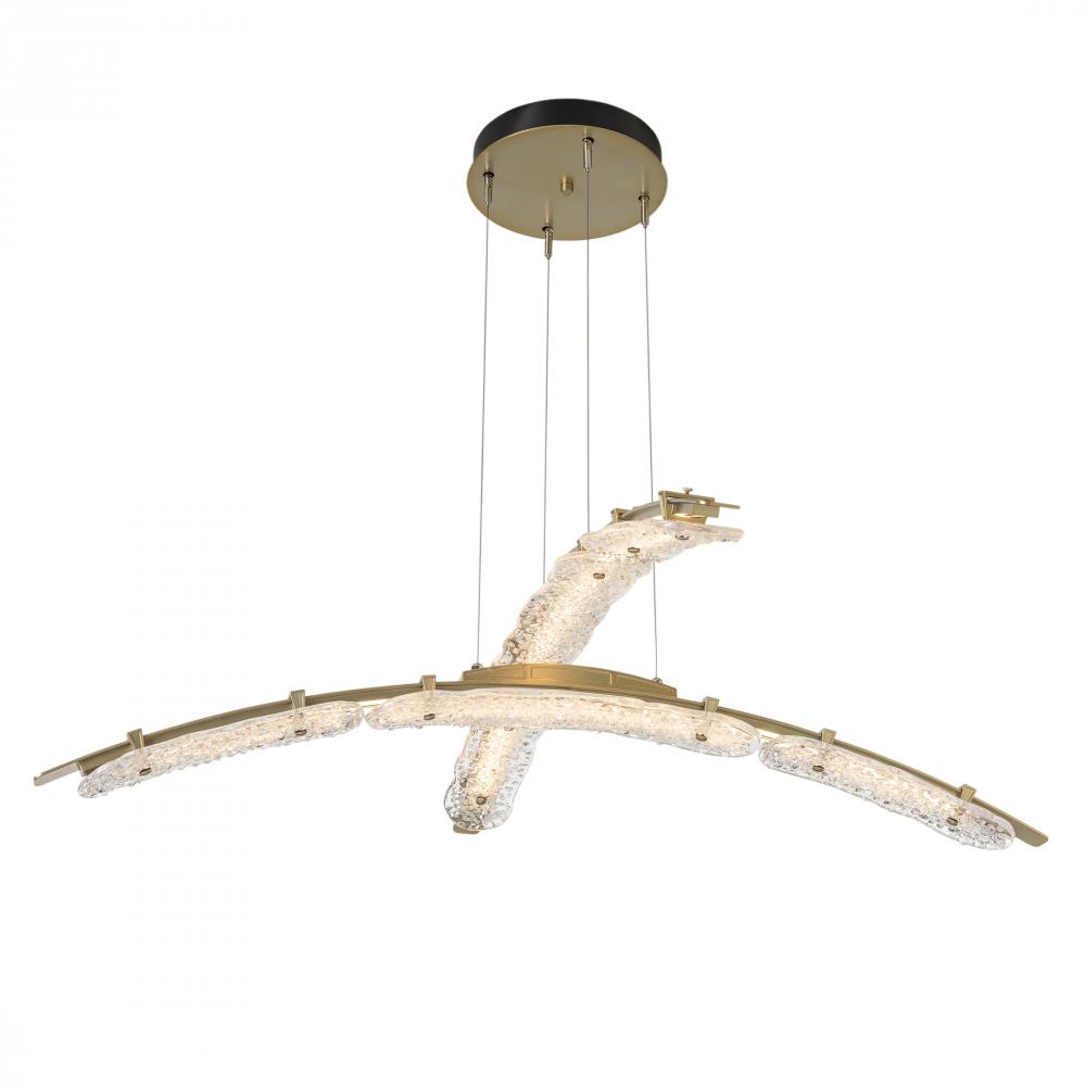 Glissade Double Large LED Pendant