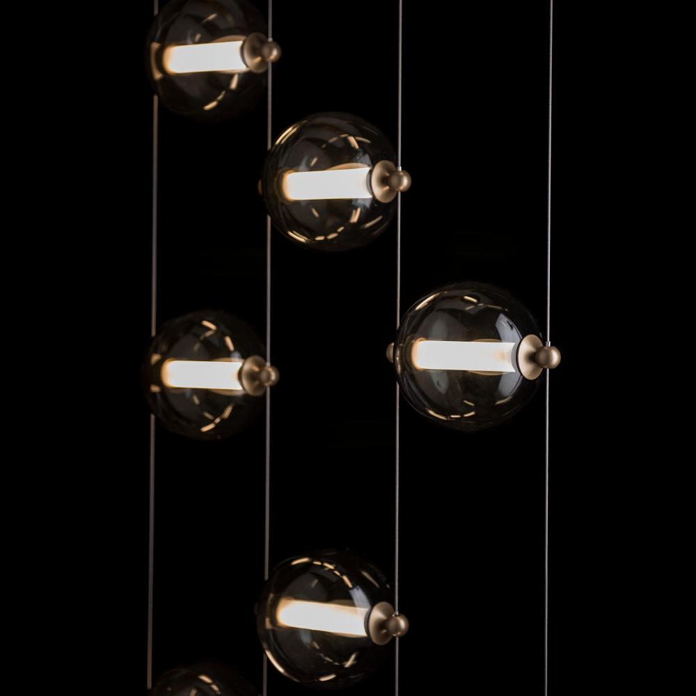 Abacus 9-Light Ceiling-to-Floor LED Pendant