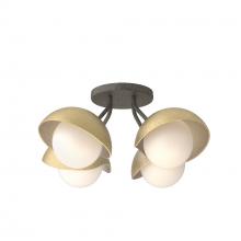 Hubbardton Forge - Canada 121375-SKT-20-86-GG0711 - Brooklyn 4-Light Single Shade Semi-Flush