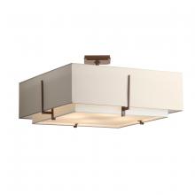 Hubbardton Forge - Canada 126513-SKT-05-SF2012-SE2401 - Exos Square Large Double Shade Semi-Flush