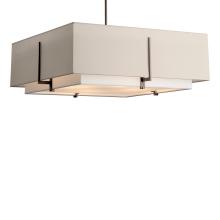 Hubbardton Forge - Canada 139635-SKT-MULT-05-SF2012-SE2401 - Exos Square Large Double Shade Pendant