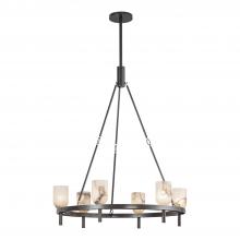 Alora Lighting CH338632UBAR - Lucian 32-in Urban Bronze/Alabaster 6 Lights Chandeliers