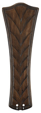 Fanimation B6060WA - 26&#34; Concave Ribbed Carved Blade: Walnut