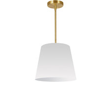 Dainolite ODR-S-790 - 1 Light Oversized Drum Pendant Small White Shade