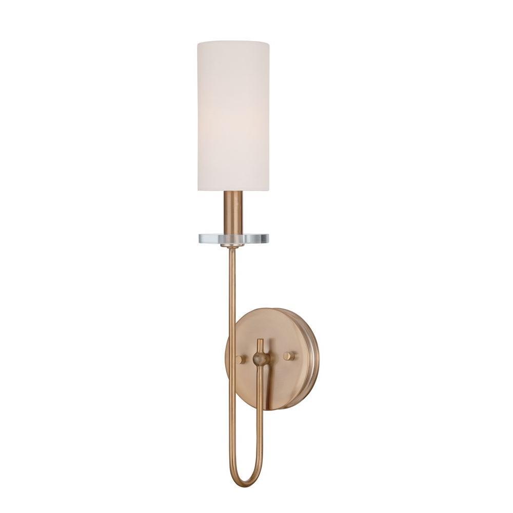 Monroe Collection Satin Gold Sconce