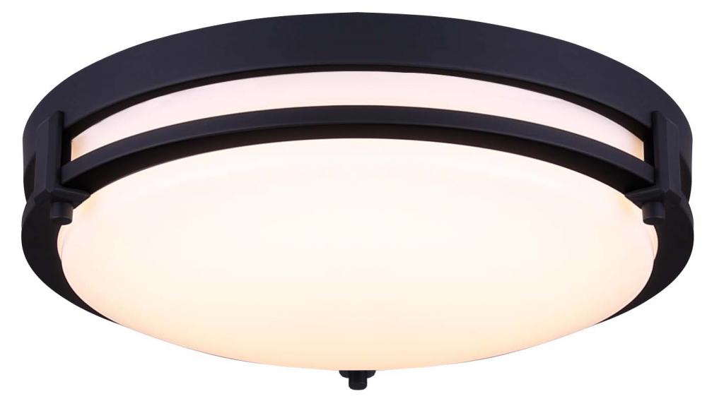 Gilda, LFM112A13BN, 13&#34; LED Flush Mount, Acrylic, 19W LED (Integrated), Dimmable, 1350 Lumens, 3