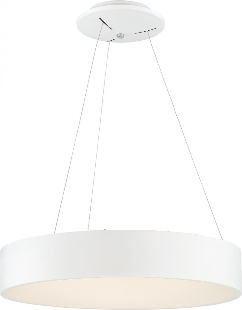 Orbit - LED 24&#34; Pendant - White Finish