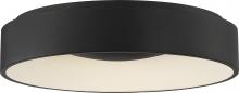 Nuvo 62/1452 - Orbit - LED 18&#34; Flush - Black Finish