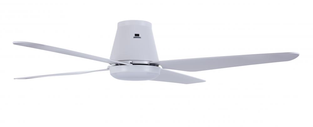 Lucci Air Aria Hugger 52&#34; CTC Matte White Light with Remote Ceiling Fan