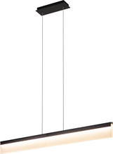 Page One Lighting PP020025-BBK - Lange Linear Pendant, Single Light Pendant