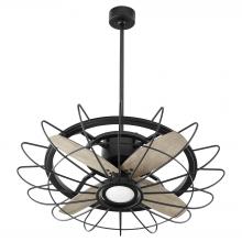 Quorum 32304-69 - Mira 30&#34; LED Cage Fan - TXB