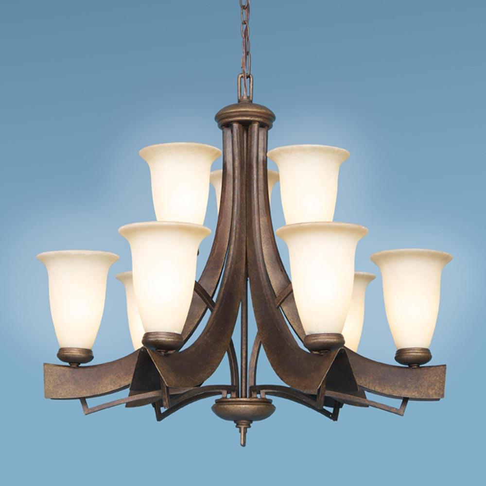 Bronze Up Chandelier