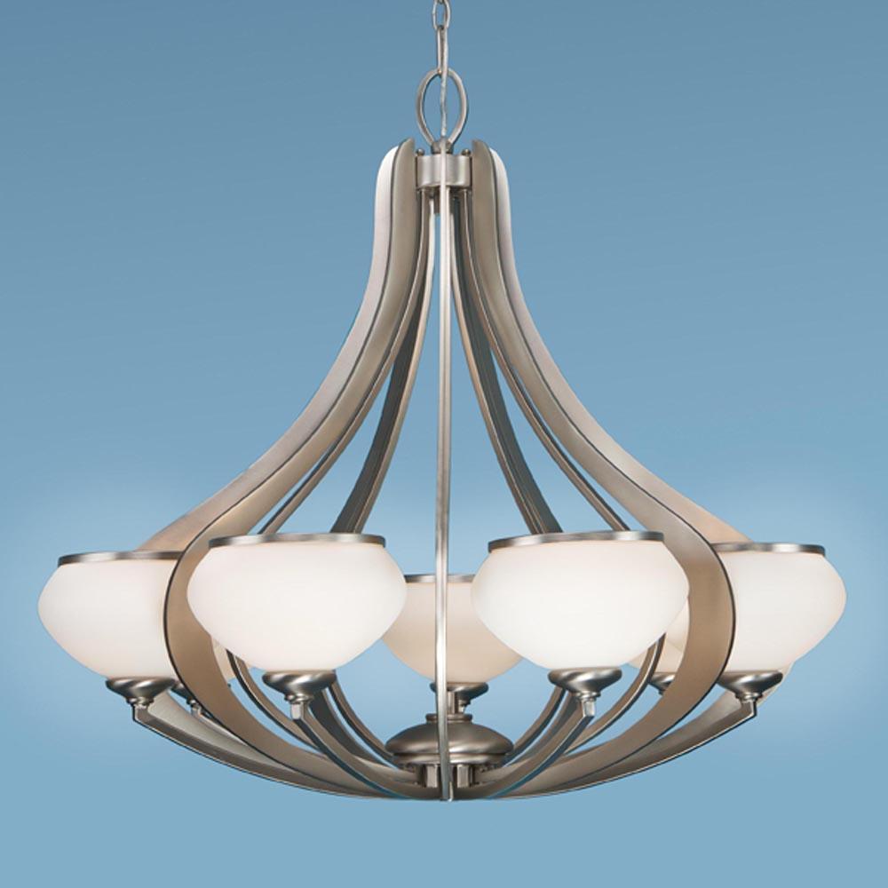 Nickel Up Chandelier